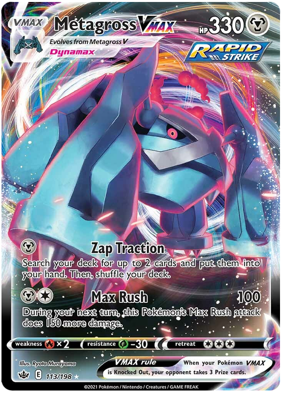Metagross VMAX (113/198) [Sword & Shield: Chilling Reign] | Play N Trade Winnipeg