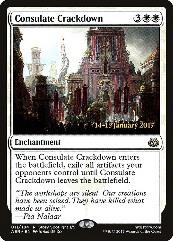 Consulate Crackdown  [Aether Revolt Prerelease Promos] | Play N Trade Winnipeg