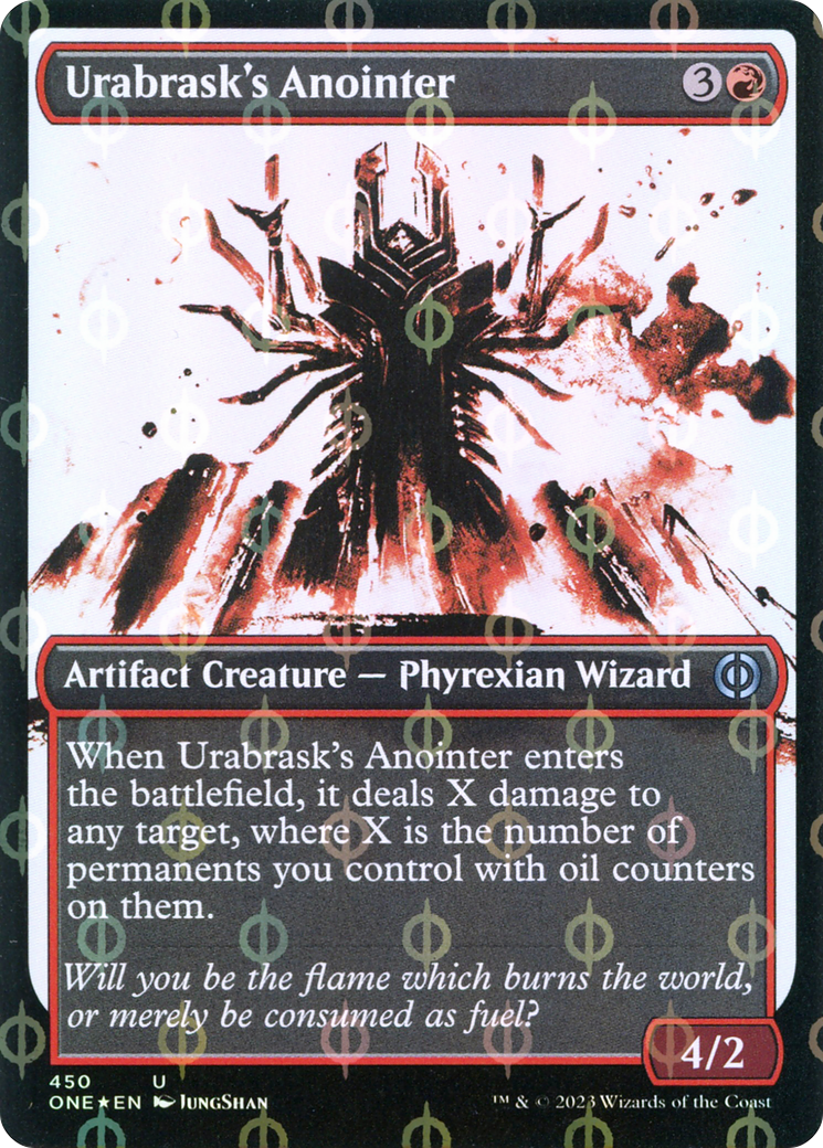 Urabrask's Anointer (Showcase Ichor Step-and-Compleat Foil) [Phyrexia: All Will Be One] | Play N Trade Winnipeg