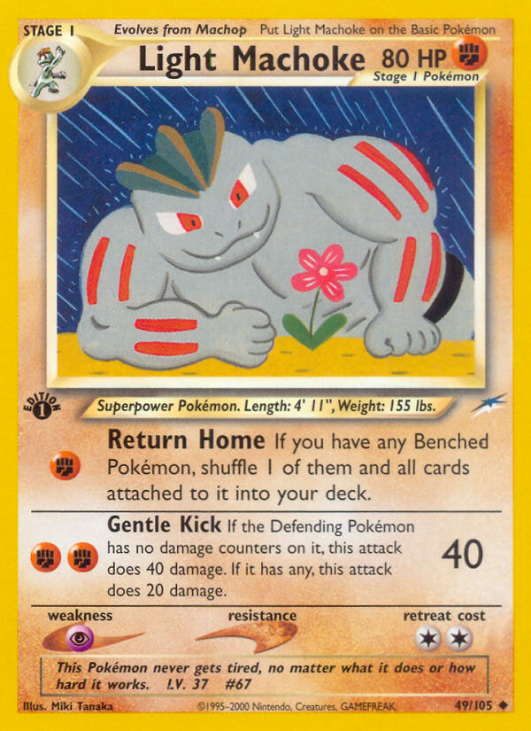 Light Machoke (49/105) [Neo Destiny 1st Edition] | Play N Trade Winnipeg