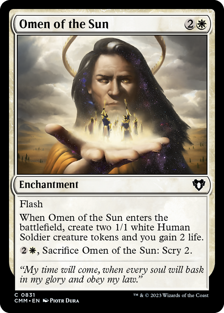 Omen of the Sun [Commander Masters] | Play N Trade Winnipeg