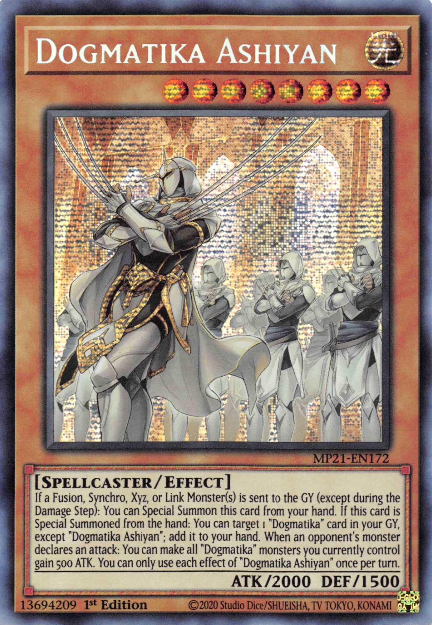 Dogmatika Ashiyan [MP21-EN172] Prismatic Secret Rare | Play N Trade Winnipeg