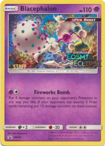 Blacephalon (SM221) (Staff Prerelease Promo) [Sun & Moon: Black Star Promos] | Play N Trade Winnipeg