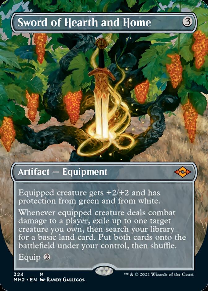 Sword of Hearth and Home (Borderless Alternate Art) [Modern Horizons 2] | Play N Trade Winnipeg