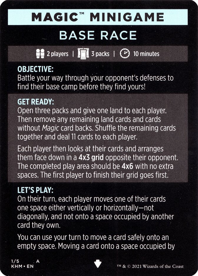 Base Race (Magic Minigame) [Kaldheim Minigame] | Play N Trade Winnipeg