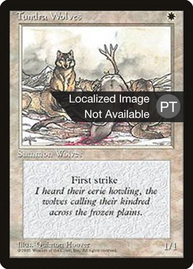 Tundra Wolves [Fourth Edition (Foreign Black Border)] | Play N Trade Winnipeg