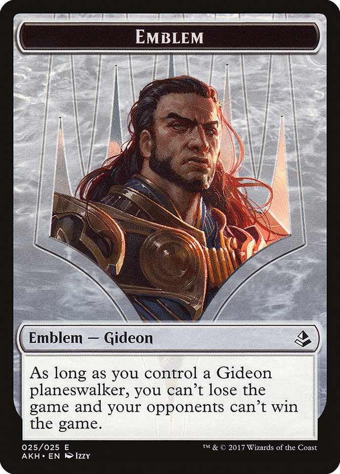 Gideon of the Trials Emblem [Amonkhet Tokens] | Play N Trade Winnipeg