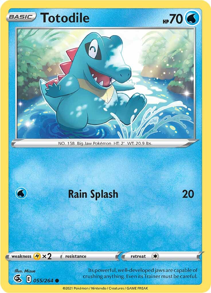 Totodile (055/264) [Sword & Shield: Fusion Strike] | Play N Trade Winnipeg