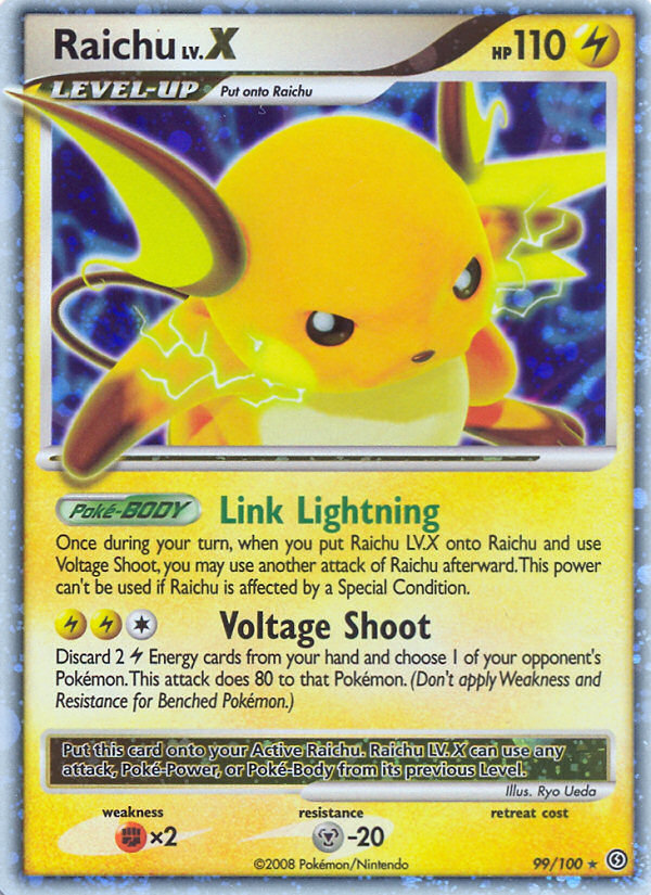 Raichu LV.X (99/100) [Diamond & Pearl: Stormfront] | Play N Trade Winnipeg