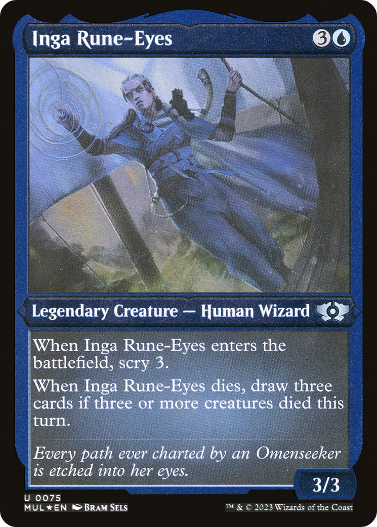 Inga Rune-Eyes (Foil Etched) [Multiverse Legends] | Play N Trade Winnipeg