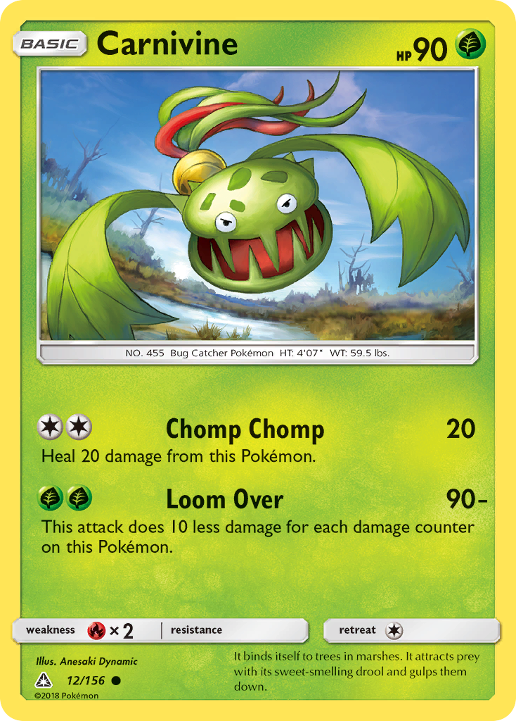 Carnivine (12/156) [Sun & Moon: Ultra Prism] | Play N Trade Winnipeg