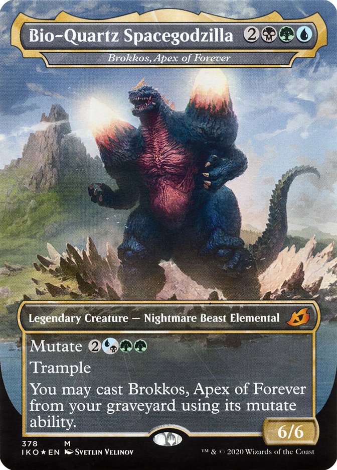 Brokkos, Apex of Forever - Bio-Quartz Spacegodzilla (Godzilla Series) [Ikoria: Lair of Behemoths] | Play N Trade Winnipeg