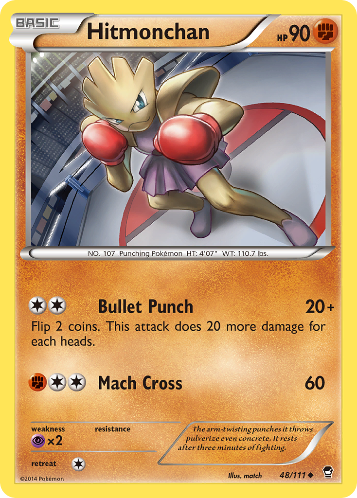 Hitmonchan (48/111) [XY: Furious Fists] | Play N Trade Winnipeg