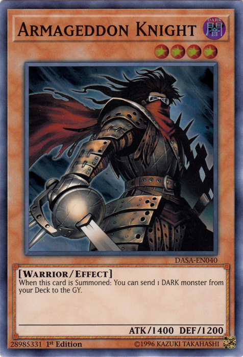 Armageddon Knight [DASA-EN040] Super Rare | Play N Trade Winnipeg