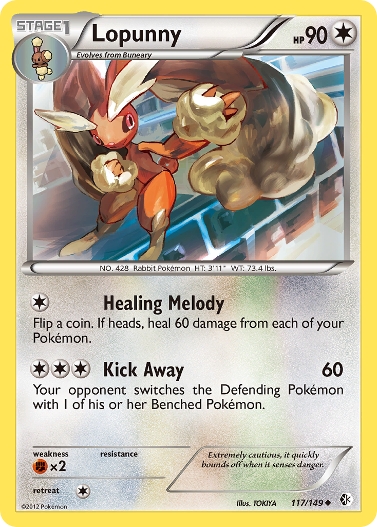 Lopunny (117/149) [Black & White: Boundaries Crossed] | Play N Trade Winnipeg