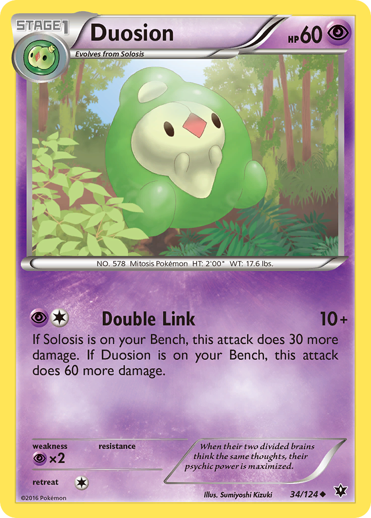 Duosion (34/124) [XY: Fates Collide] | Play N Trade Winnipeg