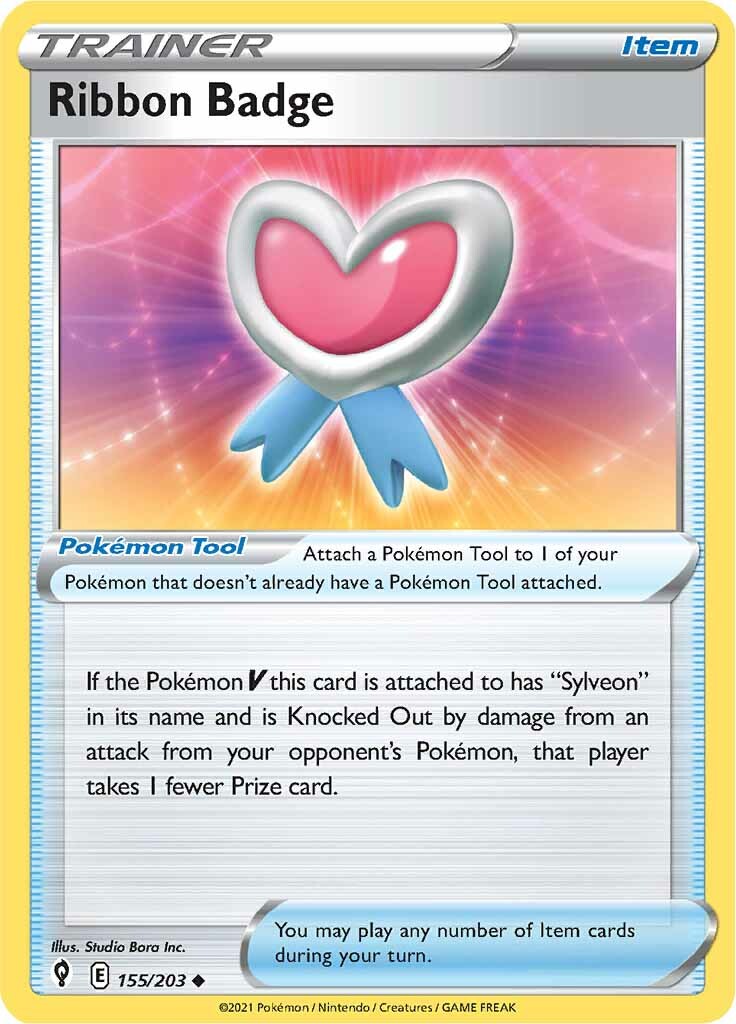 Ribbon Badge (155/203) [Sword & Shield: Evolving Skies] | Play N Trade Winnipeg