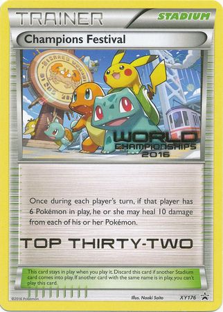 Champions Festival 2016 Top Thirty Two (XY176) [XY: Black Star Promos] | Play N Trade Winnipeg