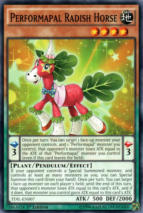 Performapal Radish Horse [TDIL-EN007] Common | Play N Trade Winnipeg