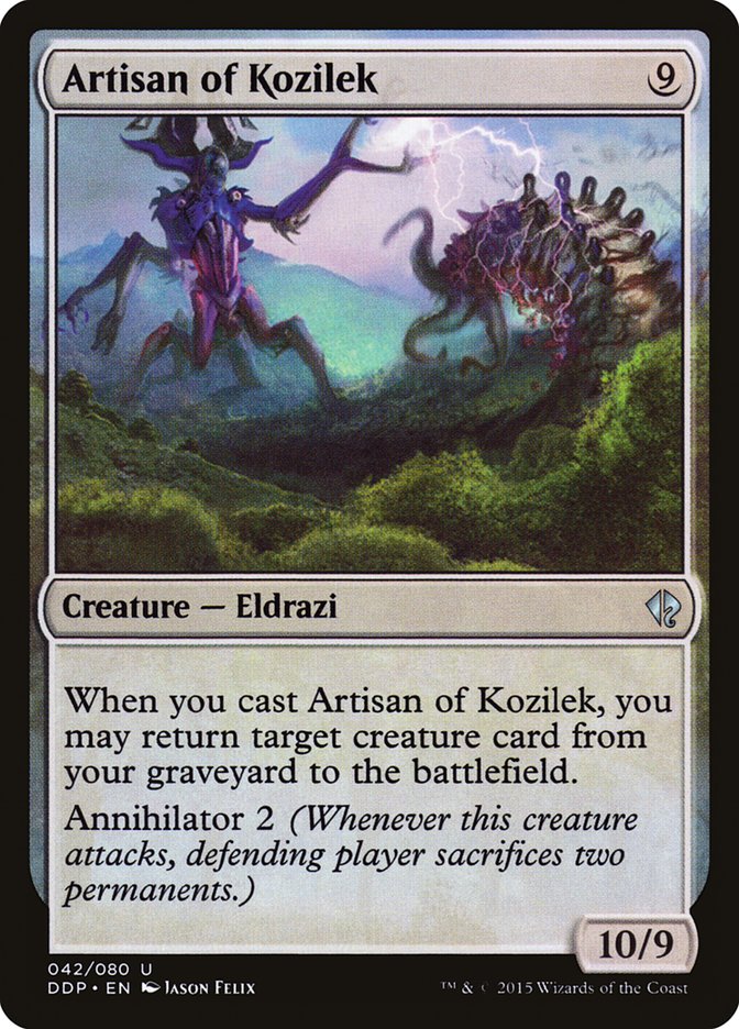 Artisan of Kozilek [Duel Decks: Zendikar vs. Eldrazi] | Play N Trade Winnipeg