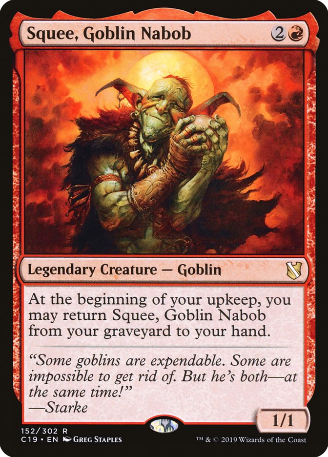 Squee, Goblin Nabob [Commander 2019] | Play N Trade Winnipeg