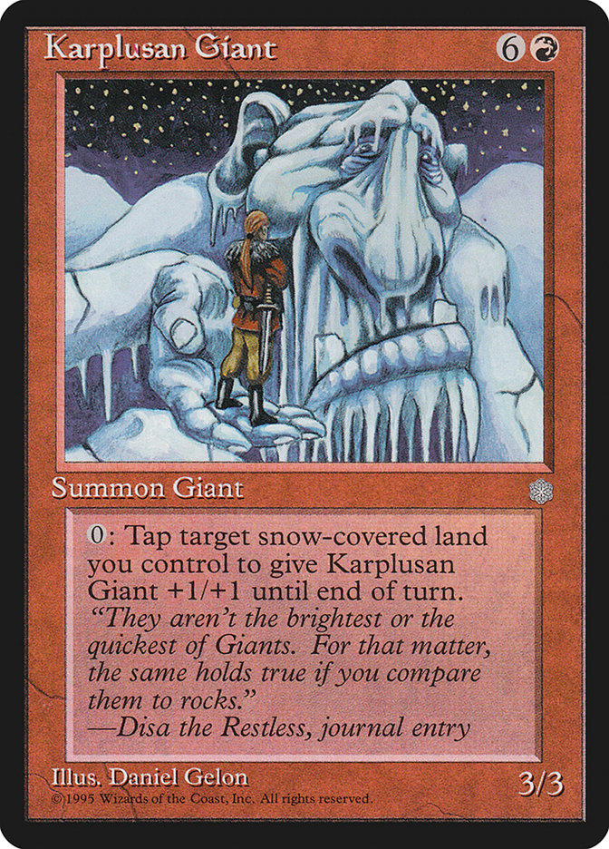 Karplusan Giant [Ice Age] | Play N Trade Winnipeg