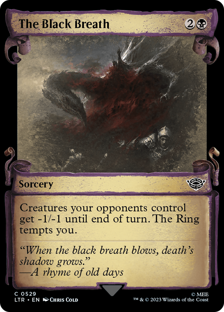The Black Breath [The Lord of the Rings: Tales of Middle-Earth Showcase Scrolls] | Play N Trade Winnipeg