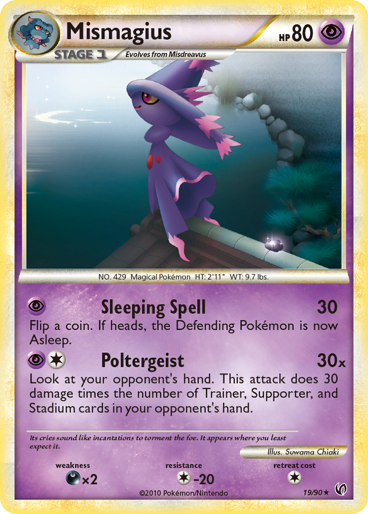 Mismagius (19/90) [HeartGold & SoulSilver: Undaunted] | Play N Trade Winnipeg