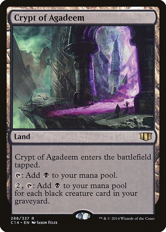 Crypt of Agadeem [Commander 2014] | Play N Trade Winnipeg