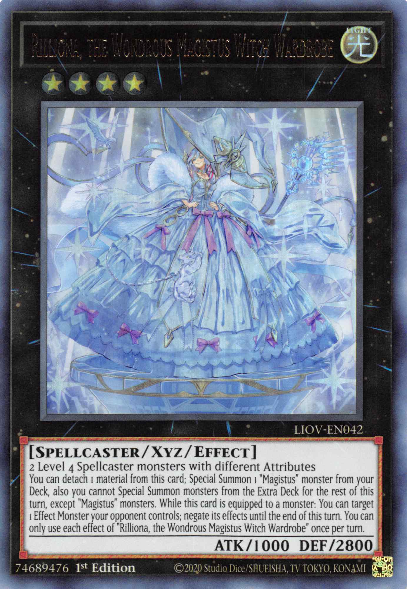 Rilliona, the Wondrous Magistus Witch Wardrobe [LIOV-EN042] Ultra Rare | Play N Trade Winnipeg