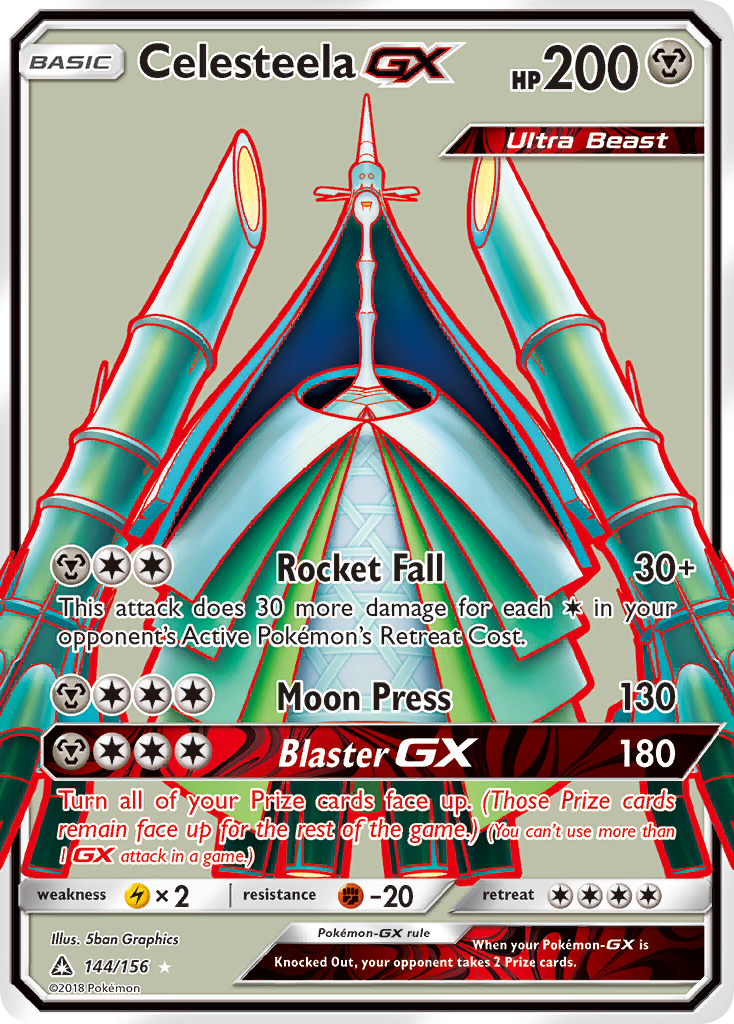 Celesteela GX (144/156) [Sun & Moon: Ultra Prism] | Play N Trade Winnipeg