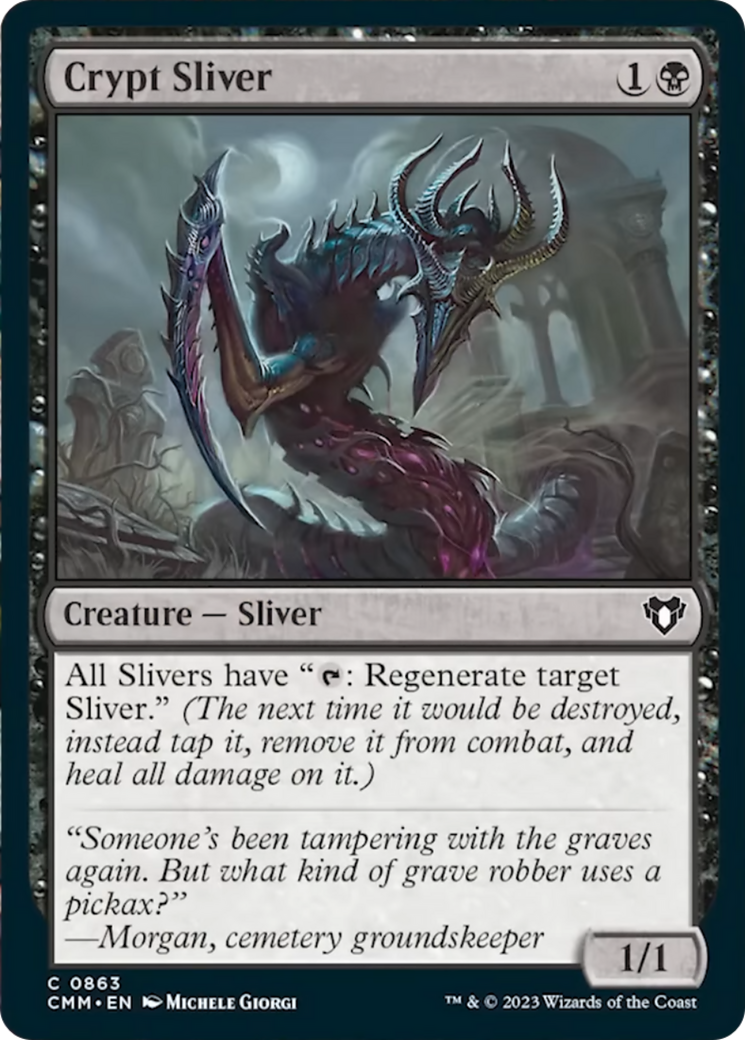 Crypt Sliver [Commander Masters] | Play N Trade Winnipeg