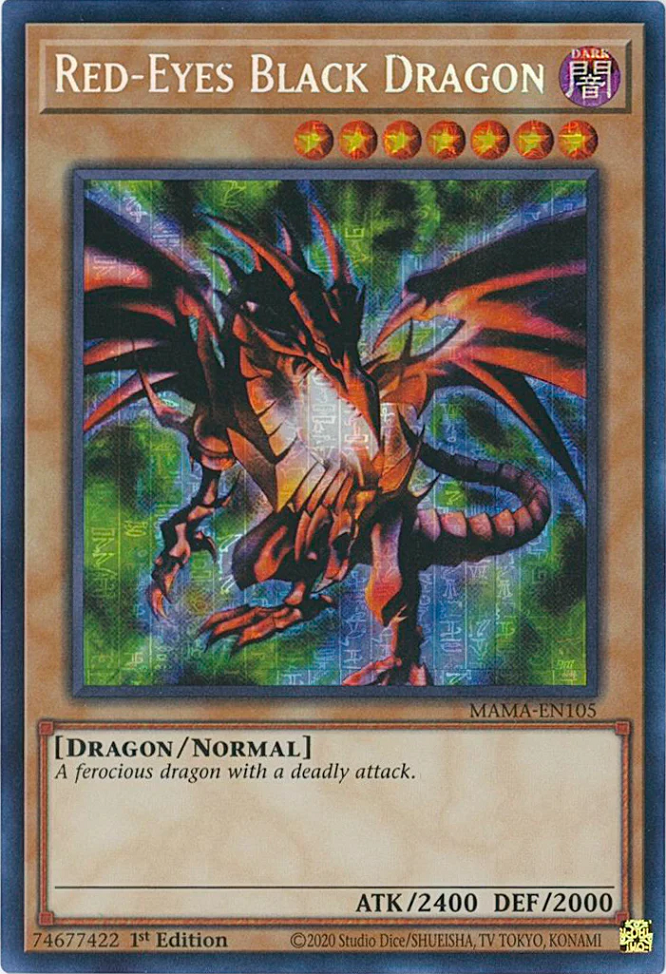 Red-Eyes Black Dragon [MAMA-EN105] Secret Pharaoh's Rare | Play N Trade Winnipeg