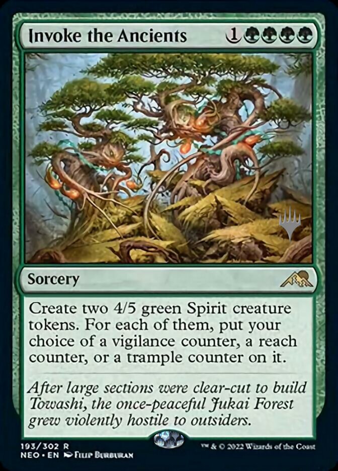 Invoke the Ancients (Promo Pack) [Kamigawa: Neon Dynasty Promos] | Play N Trade Winnipeg
