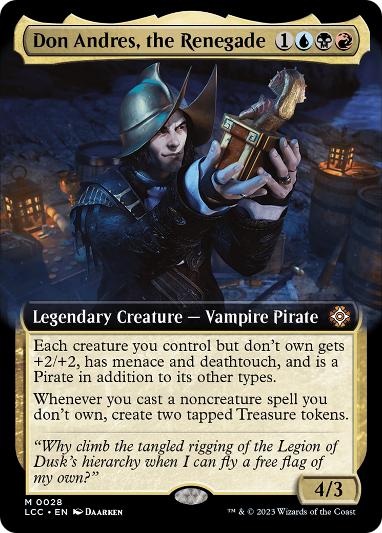 Don Andres, the Renegade (Extended Art) [The Lost Caverns of Ixalan Commander] | Play N Trade Winnipeg
