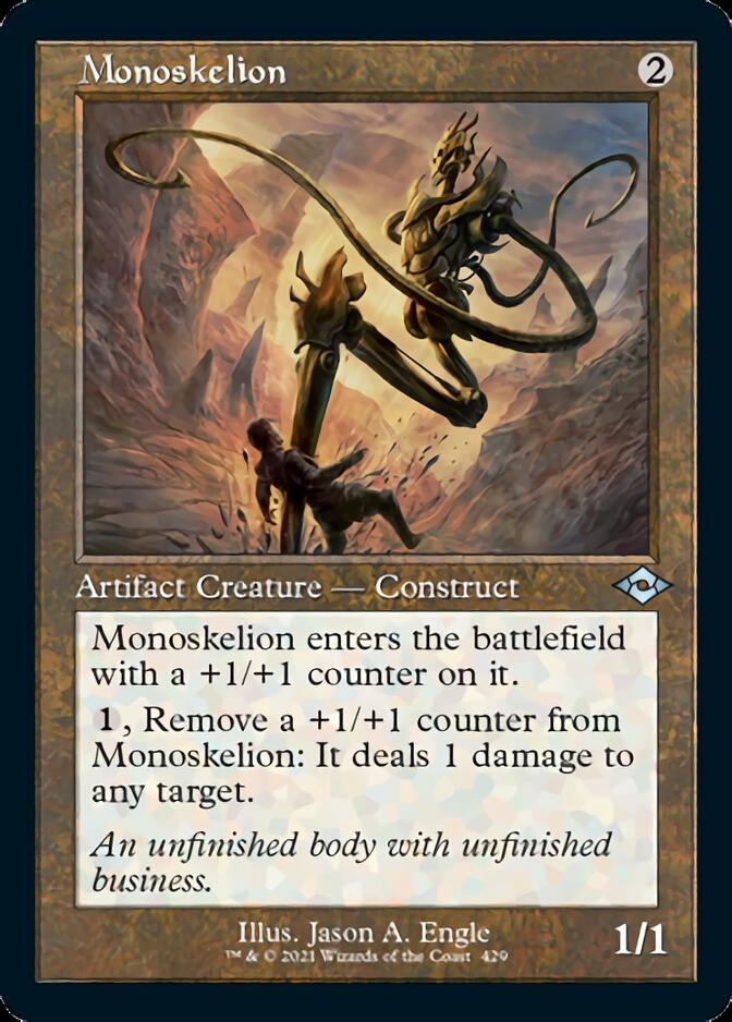 Monoskelion (Retro Foil Etched) [Modern Horizons 2] | Play N Trade Winnipeg