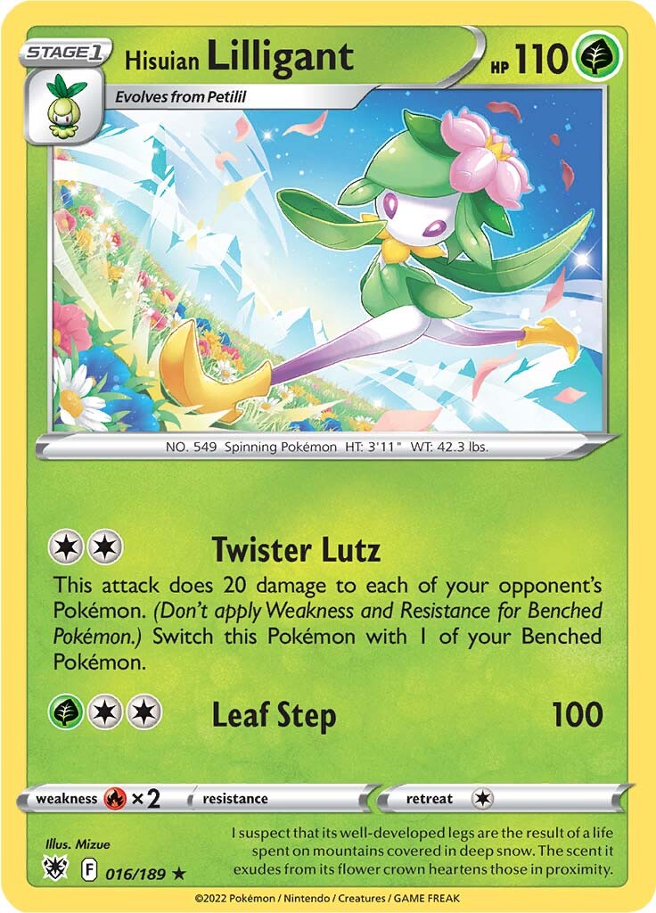 Hisuian Lilligant (016/189) [Sword & Shield: Astral Radiance] | Play N Trade Winnipeg