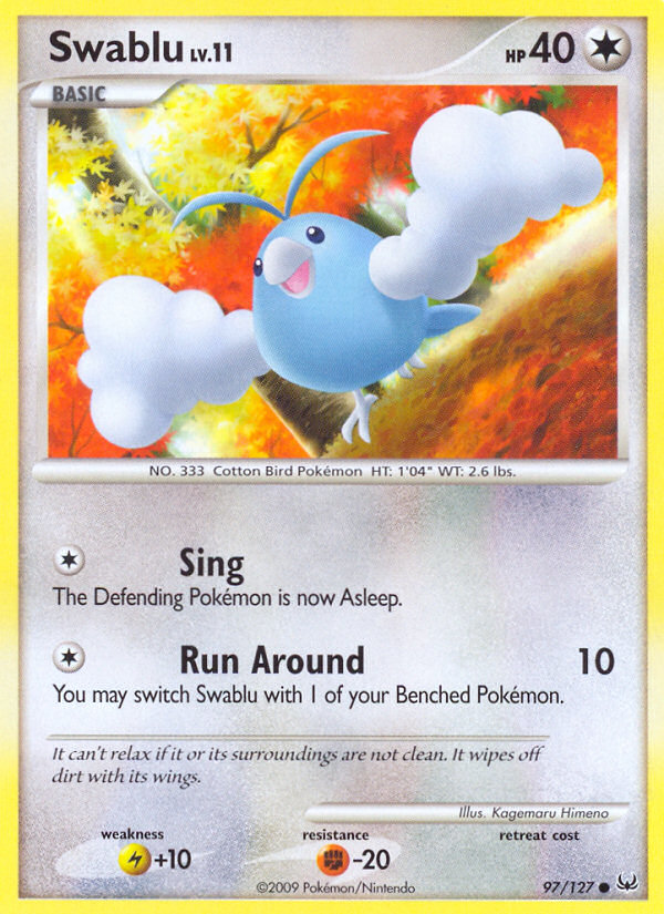 Swablu (97/127) [Platinum: Base Set] | Play N Trade Winnipeg