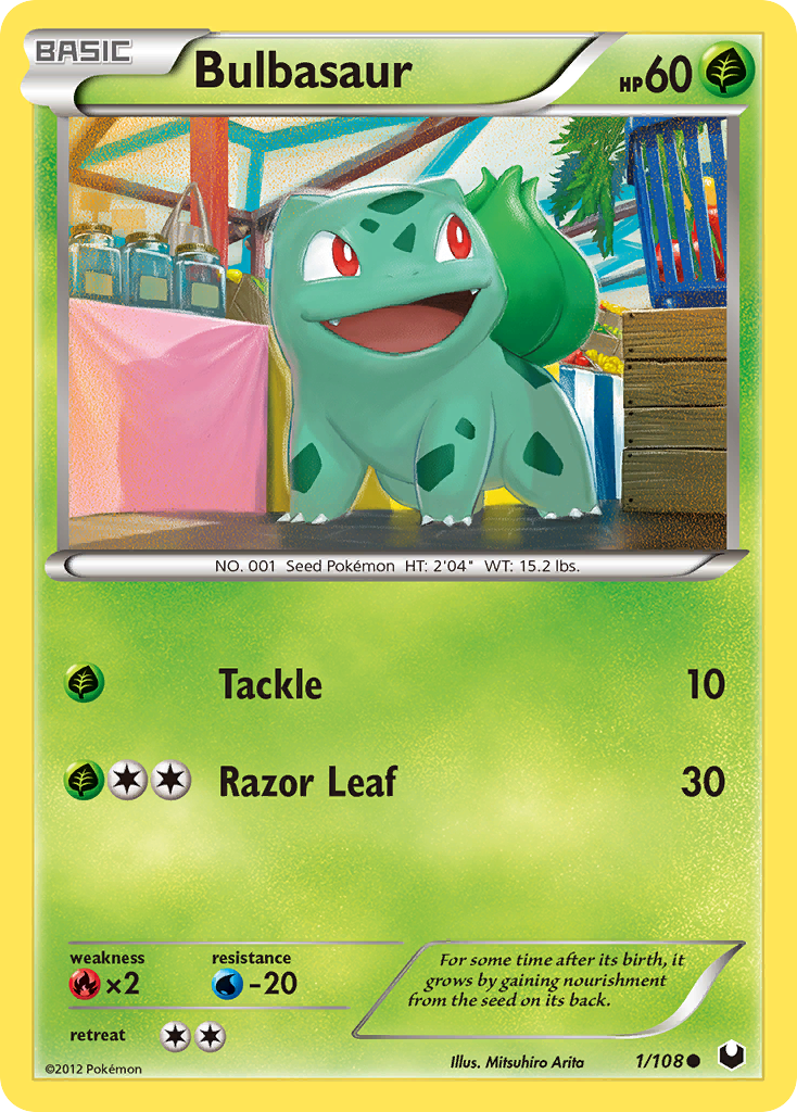 Bulbasaur (1/108) [Black & White: Dark Explorers] | Play N Trade Winnipeg