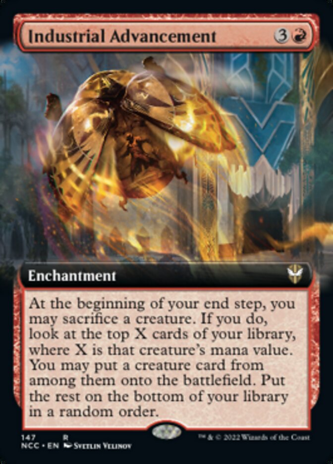 Industrial Advancement (Extended Art) [Streets of New Capenna Commander] | Play N Trade Winnipeg