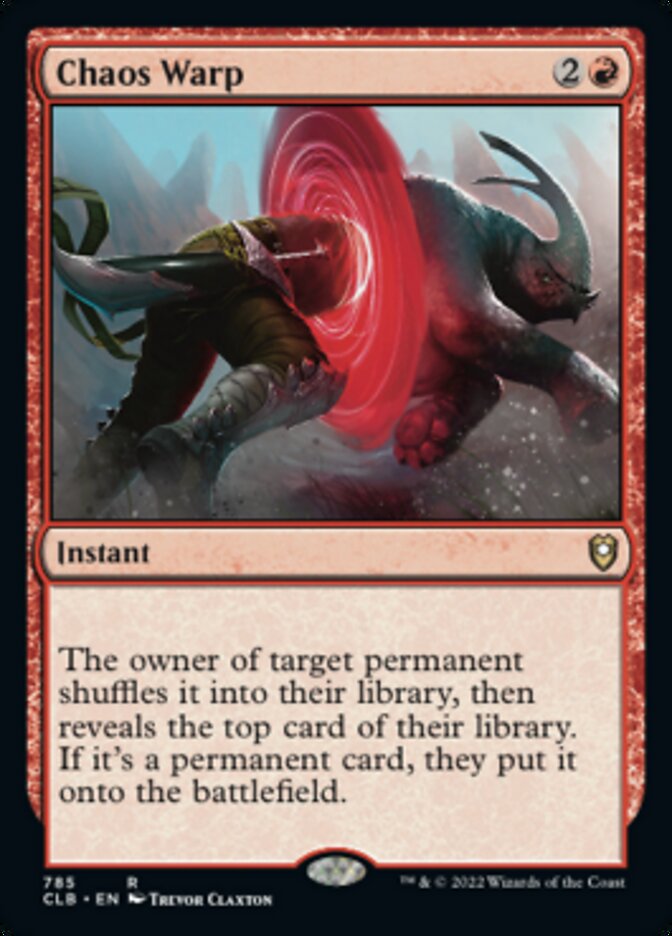 Chaos Warp [Commander Legends: Battle for Baldur's Gate] | Play N Trade Winnipeg