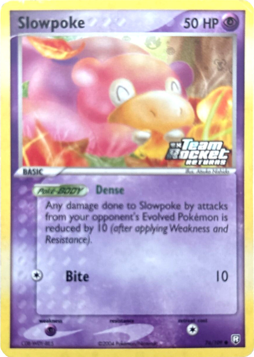 Slowpoke (76/109) (Stamped) [EX: Team Rocket Returns] | Play N Trade Winnipeg