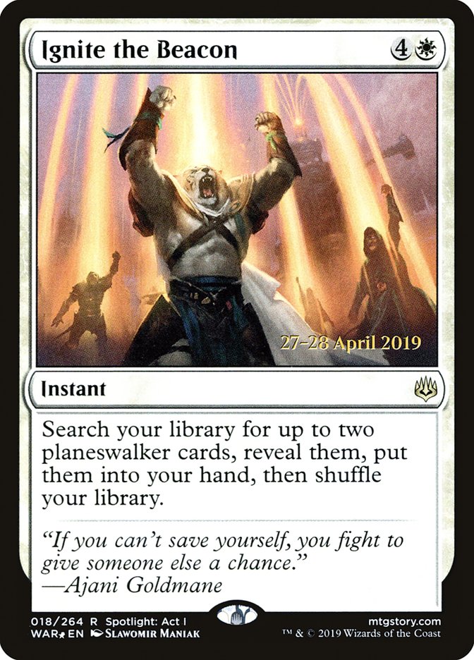 Ignite the Beacon  [War of the Spark Prerelease Promos] | Play N Trade Winnipeg
