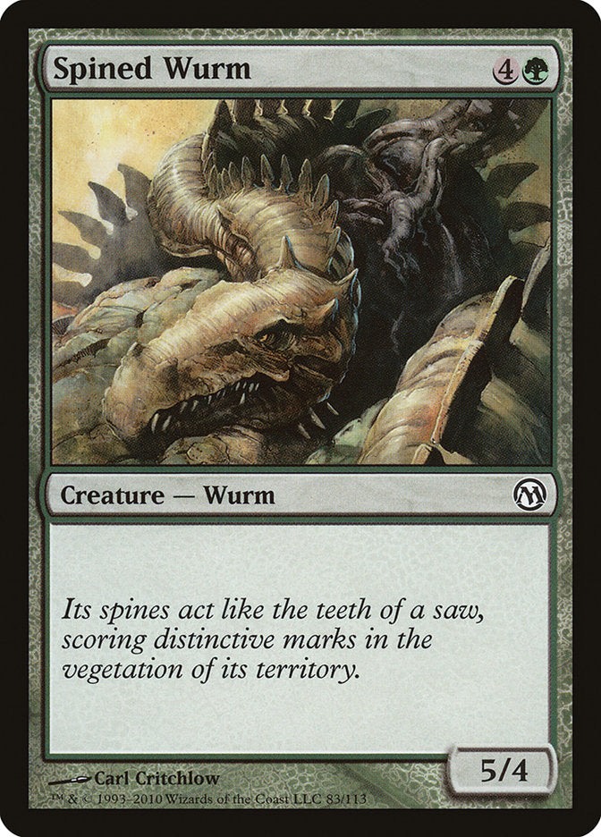 Spined Wurm [Duels of the Planeswalkers] | Play N Trade Winnipeg