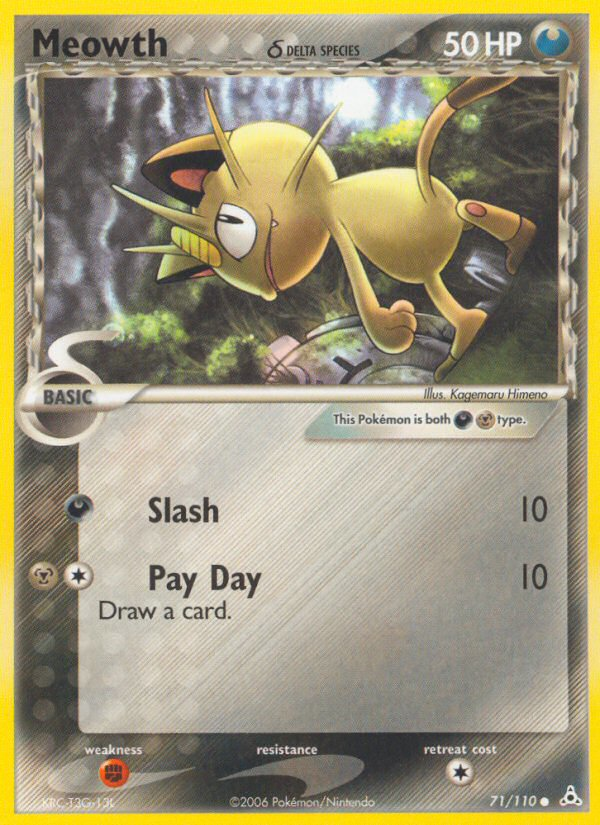 Meowth (71/110) (Delta Species) [EX: Holon Phantoms] | Play N Trade Winnipeg