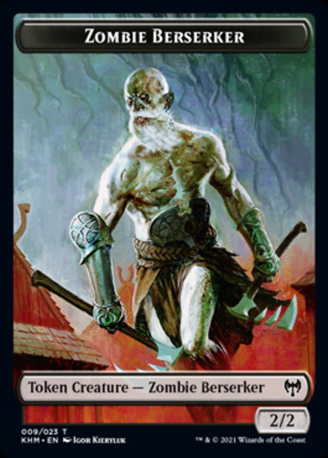 Zombie Berserker [Kaldheim Tokens] | Play N Trade Winnipeg