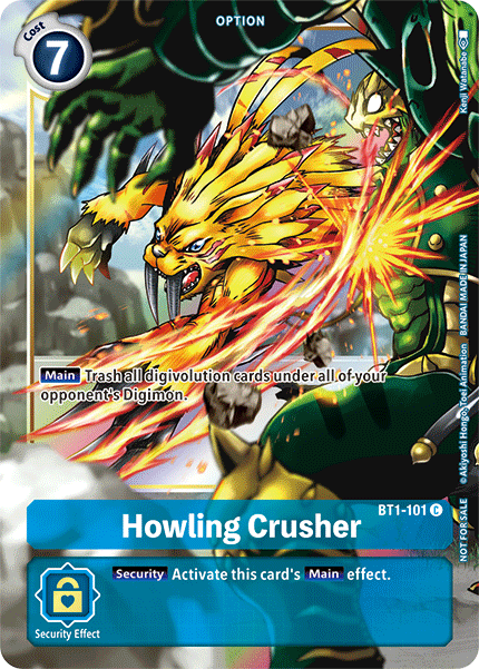 Howling Crusher [BT1-101] (Dash Pack) [Release Special Booster Ver.1.5 Promos] | Play N Trade Winnipeg
