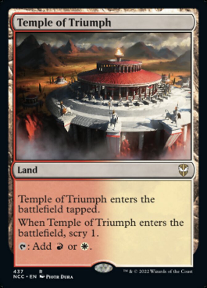 Temple of Triumph [Streets of New Capenna Commander] | Play N Trade Winnipeg