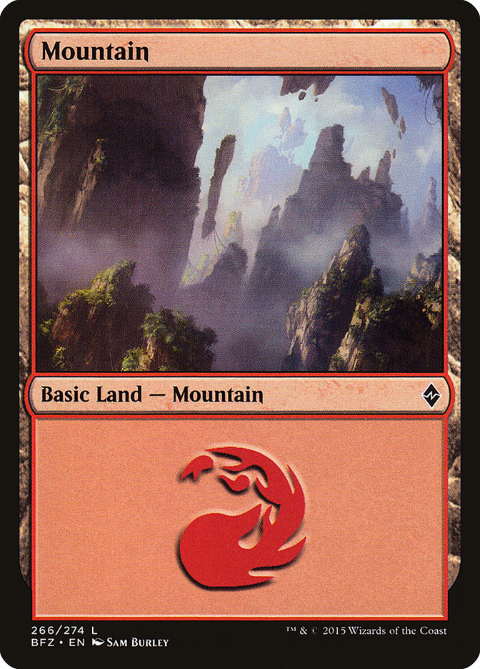 Mountain (266a) [Battle for Zendikar] | Play N Trade Winnipeg