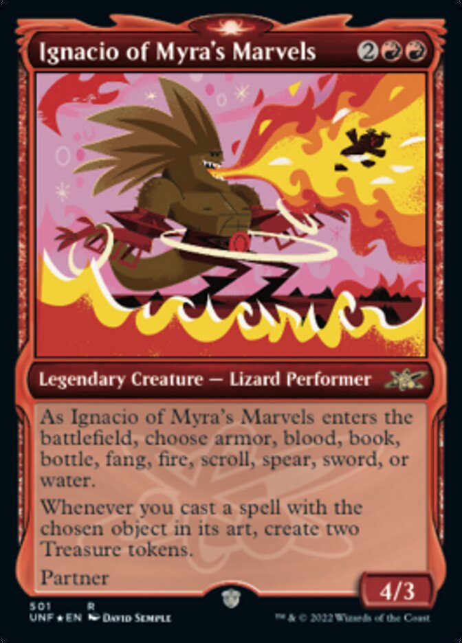 Ignacio of Myra's Marvels (Showcase) (Galaxy Foil) [Unfinity] | Play N Trade Winnipeg